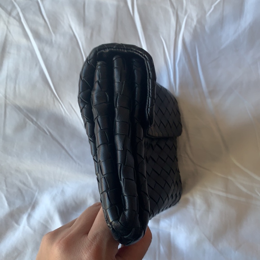 BOTTEGA VENETA Nappa Intrecciato Cosmetic Case Nero Black - Picture 8 of 16